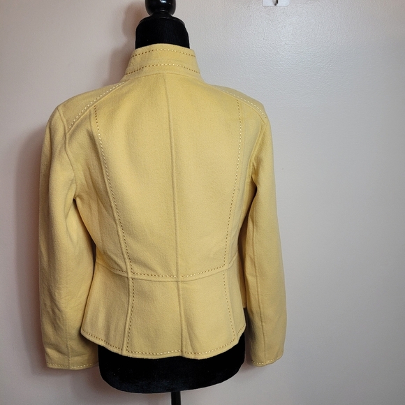 Ellen tracy wool/angora blazer size 10p - Picture 4 of 9
